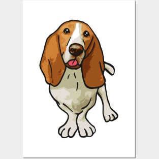 Basset Hound Dog Posters and Art